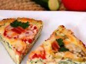 Quiche courgettes tomate