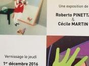 Galerie TANGUY Contemporain Roberto Pinetta Cécile Martin Décembre 2016