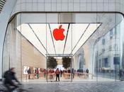 Apple Store virent rouge