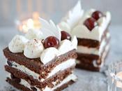 Brownies façon forêt noire glacée