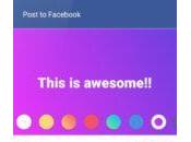 Facebook permet d’ajouter fond coloré statuts… Android