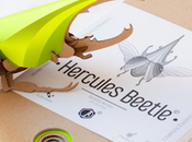 Paper Beetle Sculpture