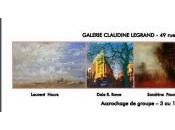 Galerie Claudine LEGRAND accrochage groupe Janvier 2017