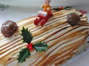 Bûche norvégienne glace vanille brisures marrons