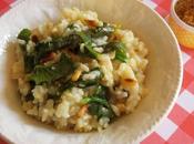 Risotto chou pignons (Vegan)