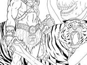 Musclor Lineart (encrage numérique)