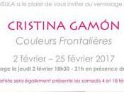 Galerie INSULA exposition Cristina GAMON Couleurs Frontalières 2/27 Février 2017