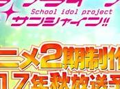 saison annoncée pour l’animé Love Live! Sunshine!!