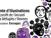 Vente d’illustrations profit l’accueil Réfugiés Rennes