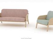 Canapé Loveseat Echo studio Brichet-Ziegler