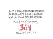 Chaque jour doit etre mars.