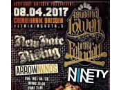 Arrow Minds/Ninetynine/New Hate Rising/Tausend Löwen unter Feinden Chemiefabrik Dresde avril 2017