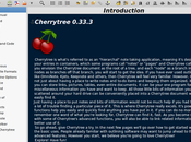CherryTree organiseur hiérarchique données