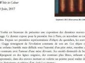 Galerie YOSHII exposition GUGGI Black White Colour Juin 2017