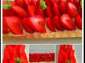Tarte fraises gariguettes rectangulaire thermomix sans