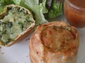 Knish chausson pomme terre, courgette comté