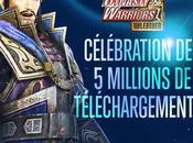 millions téléchargements pour Dynasty Warriors Unleashed