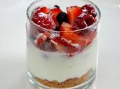 Verrines fromage blanc fruits rouges speculoos