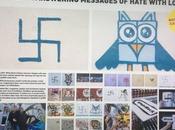 Street collectif transforme croix gammées