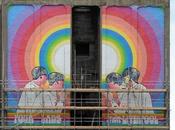 fresque murale immense pour souvenir Beatles