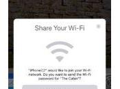 partage facile mots passe Wi-Fi entre iPhone iPad