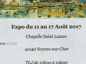 l’Art chapelle Noyers cher -exposition Alain Bordier 11/17 Août 2017