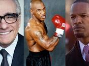 Jamie Foxx Mike Tyson devant caméras Martin Scorsese