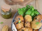 Madeleines pesto graines croquantes
