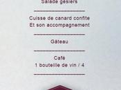 Menu Promotionnel Spécial Vendredi octobre 2017 Cabaret