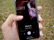Spotify s'adapte l'écran l'iPhone