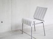 Projet Etudiant Experimental Chair, chaise White Stripes d’Attila Miletics