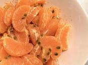 Salade clementines fruits passion