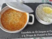 Cassolettes Jacques Crevettes Bisque Homard Armagnac