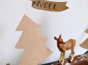 décoration Noël bûche "bichette"