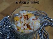 mousse d'avocat crabes clémentines