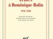 Lettres Dominique Rolin