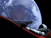 cabriolet Tesla route vers mars