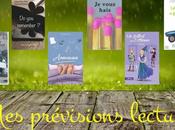 Prévision lecture Mars 2018