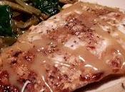 Filet saumon miel moutarde Dijon