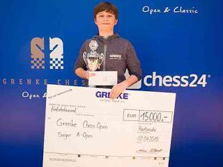 A 13 ans, ce joueur d'échecs remporte le Grenke Open