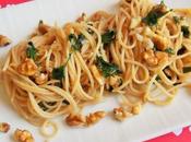 Spaghettis l'ail noix (Recette express)