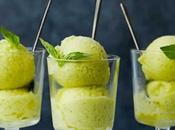 sorbet ananas basilic avec thermomix