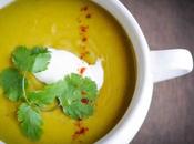 Soupe petit pois curry thermomix