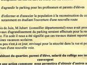 nouvelle voie collège Hamelet ménerait-elle impasse