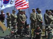 Premiers exercices militaires conjoints mois entre Corée Etats-Unis