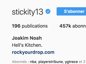 Notre InStargram semaine Joakim Noah
