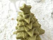 Sapins Noël biscuits sablés vegan matcha