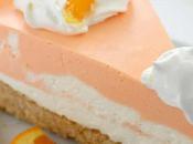 Gâteau fromage crème orange