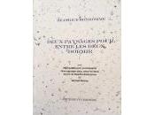 (Note lecture), Béatrice Bonhomme, Deux paysages pour, entre deux, dormir, Ilda Tomas