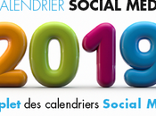Calendrier social média 2019